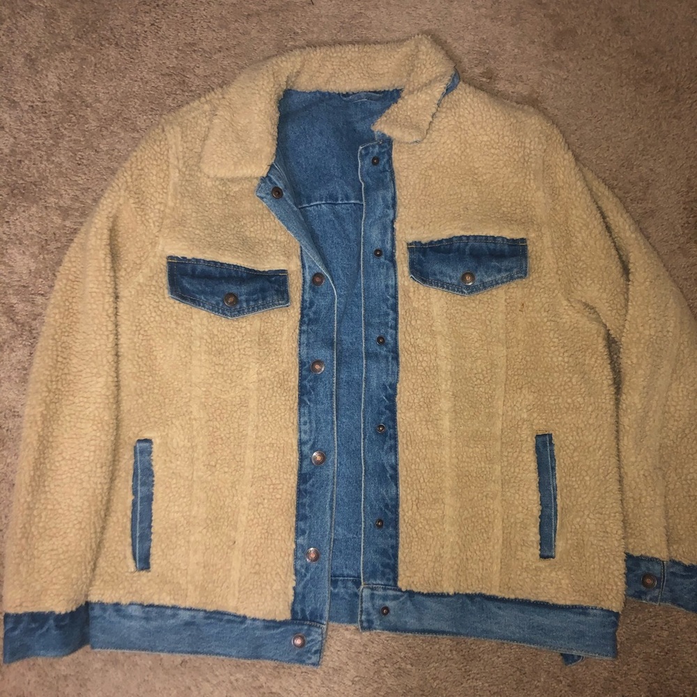 Reversible Jean Jacket NWOT